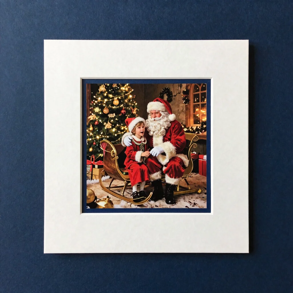 Santa’s Sleigh Print